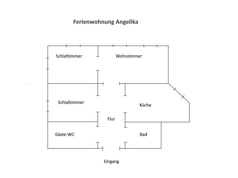 Ferienwohnung Angelika 빌헬름스하펜 외부 사진